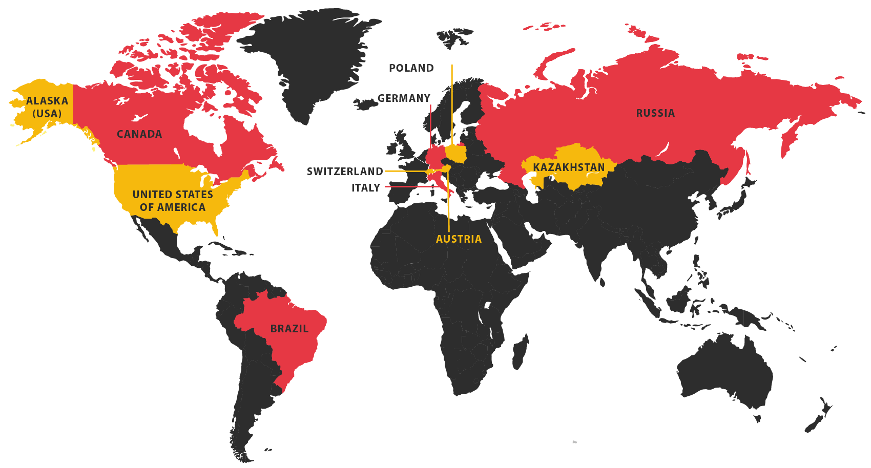 the-official-languages-found-in-the-most-countries-around-the-world